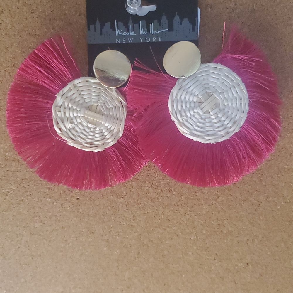 pink earring